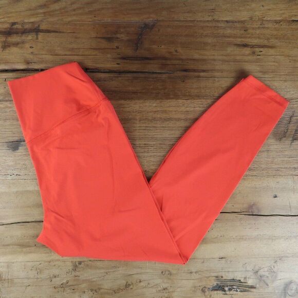 CRZ YOGA RED WIDE WAISTBAND HIGH RISE WAIST LEGGINGS SIZE LARGE - Picture 1 of 6